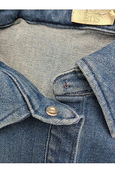 C'est tout Dámský bavlněný džínový overal s dlouhým rukávem smart casual Velikost DE 46 | C'est tout | obrázek 6