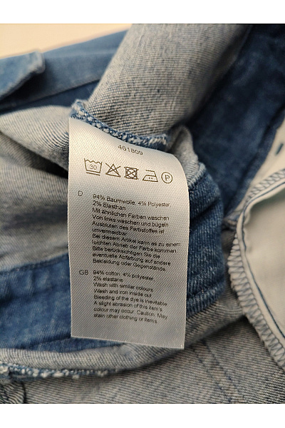 C'est tout Dámský bavlněný džínový overal s dlouhým rukávem smart casual Velikost DE 46 | C'est tout | obrázek 8