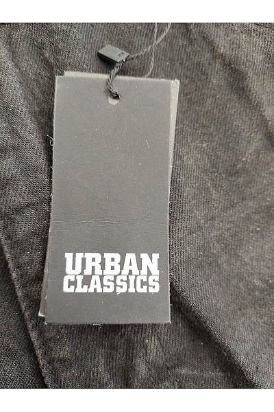 URBAN CLASSICS Pánské černé bavlněné džíny wide leg vyšisované Velikost 32 | URBAN CLASSICS | obrázek 4
