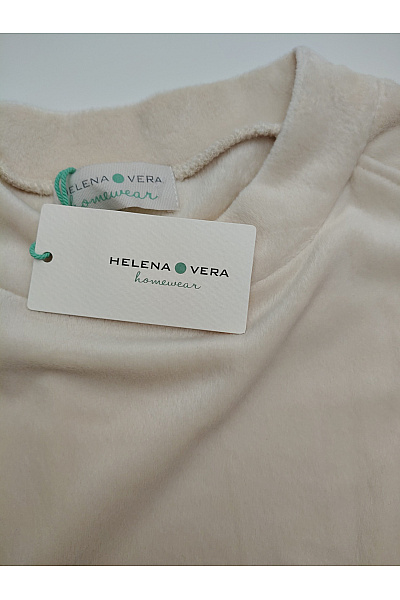 HELENA VERA Béžový dámský domácí komplet oversized volný Vel. EU 40 | HELENA VERA | obrázek 8