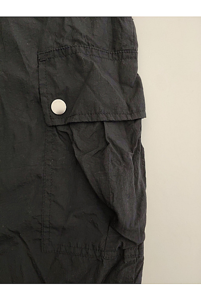 URBAN CLASSICS Černé koupací cargo kraťasy s kapsami Vel. XXL | URBAN CLASSICS | obrázek 11