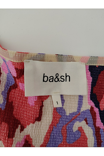 ba&sh Barevné vzorované mini šaty s krátkým rukávem Velikost XS | ba&sh | obrázek 7