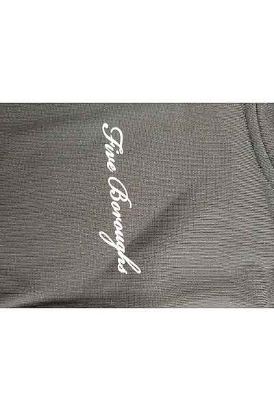 Mister Tee Černá bavlněná pánská mikina s kapucí a potiskem streetwear Velikost M | Mister Tee | obrázek 4