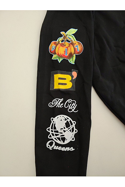 Mister Tee Černá bavlněná pánská mikina s kapucí a potiskem streetwear Velikost M | Mister Tee | obrázek 6