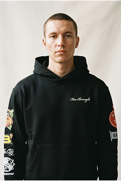 Mister Tee Černá Bavlněná Pánská Mikina S Kapucí A Potiskem Streetwear Velikost M