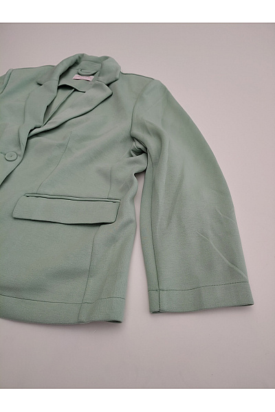 Jana Ina Dámské khaki blejzr s jedním knoflíkem elegantní business Vel. DE 48 | Jana Ina | obrázek 2
