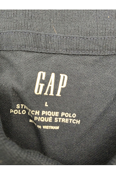 Gap Pánské bavlněné polo tričko s krátkým rukávem modré Velikost US L | Gap | obrázek 3