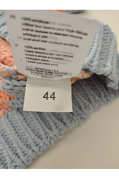 Jana Ina Dámský pruhovaný pletený top bez rukávů z yaku Velikost IT 44 | Jana Ina | obrázek 8