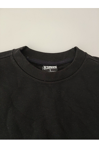 URBAN CLASSICS Černá bavlněná mikina crewneck oversized Vel. S | URBAN CLASSICS | obrázek 3