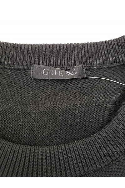 Guess Černá crop mikina bez zapínání s dlouhým rukávem Vel. EU S | Guess | obrázek 5