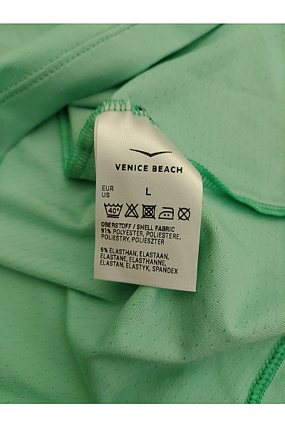 venice beach Zelené sportovní tričko s dlouhým rukávem a nápisem Velikost L | venice beach | obrázek 6