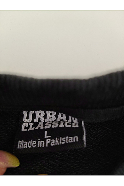 URBAN CLASSICS Černé bavlněné šaty bez rukávů tričkové jednoduché Vel. L | URBAN CLASSICS | obrázek 5
