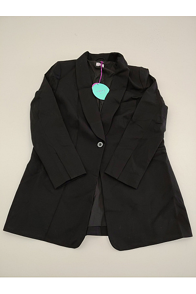 curvy me Černé dámské blejzr s jedním knoflíkem elegantní business Vel. DE 42 | curvy me | obrázek 2
