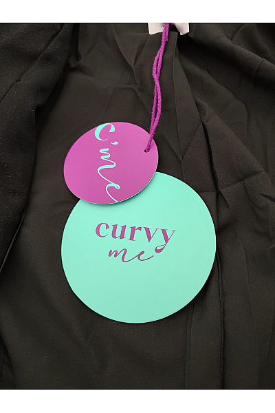 curvy me Černé dámské blejzr s jedním knoflíkem elegantní business Vel. DE 42 | curvy me | obrázek 6