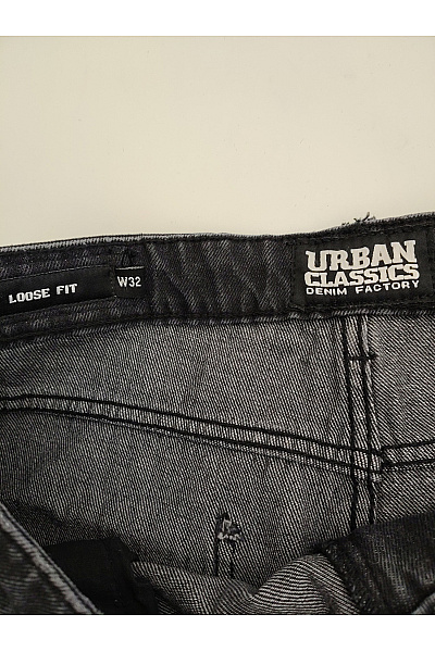 URBAN CLASSICS Dámské cargo džíny volné s kapsami černé Velikost 32 | URBAN CLASSICS | obrázek 7
