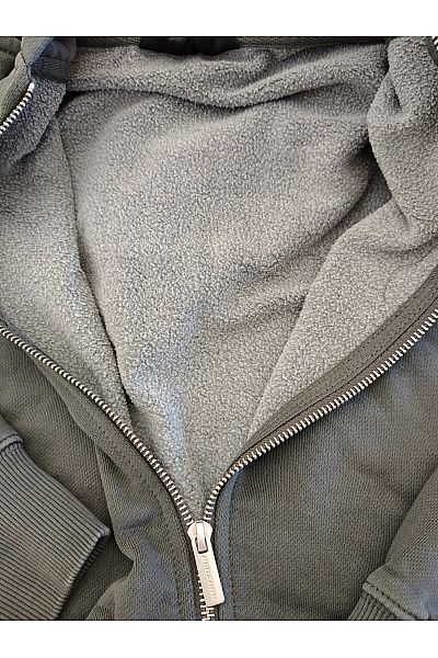 PEGADOR Pánská bavlněná mikina na zip s kapucí a klokaní kapsou Vel. L | PEGADOR | obrázek 7