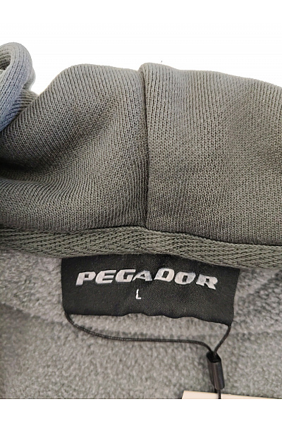 PEGADOR Pánská bavlněná mikina na zip s kapucí a klokaní kapsou Vel. L | PEGADOR | obrázek 9