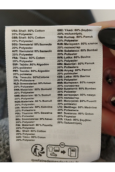 PEGADOR Pánská bavlněná mikina na zip s kapucí a klokaní kapsou Vel. L | PEGADOR | obrázek 10