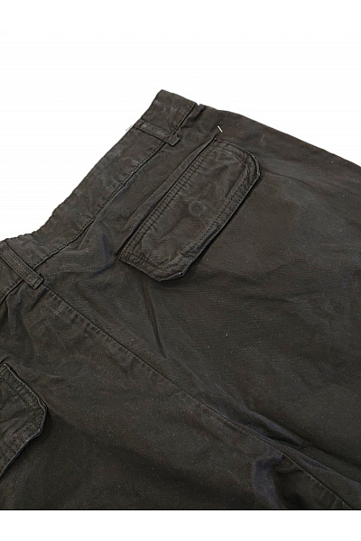 URBAN CLASSICS Pánské černé bavlněné cargo kalhoty s kapsami Vel. EU 38 | URBAN CLASSICS | obrázek 3