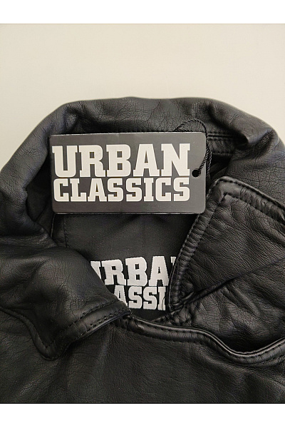 URBAN CLASSICS Černý dámský křivák prošívaný přechodový Vel. S | URBAN CLASSICS | obrázek 5