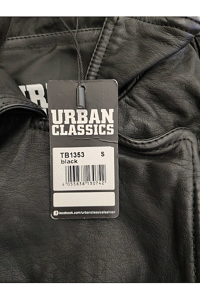 URBAN CLASSICS Černý dámský křivák prošívaný přechodový Vel. S | URBAN CLASSICS | obrázek 6