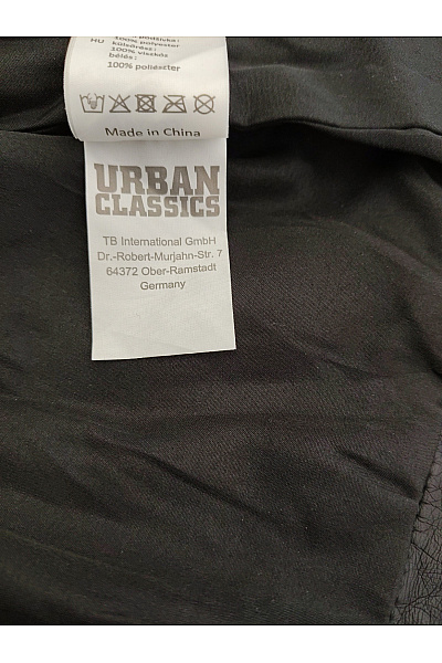 URBAN CLASSICS Černý dámský křivák prošívaný přechodový Vel. S | URBAN CLASSICS | obrázek 9
