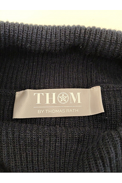 THOM By Thomas Rath Černý bavlněný dámský rolák s dlouhým rukávem Velikost EU 40 | THOM By Thomas Rath | obrázek 7