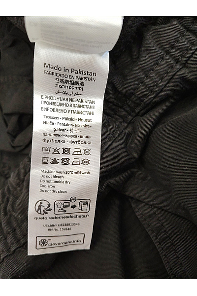 URBAN CLASSICS Pánské černé bavlněné cargo kalhoty s kapsami na stehnech Vel. 4XL | URBAN CLASSICS | obrázek 8