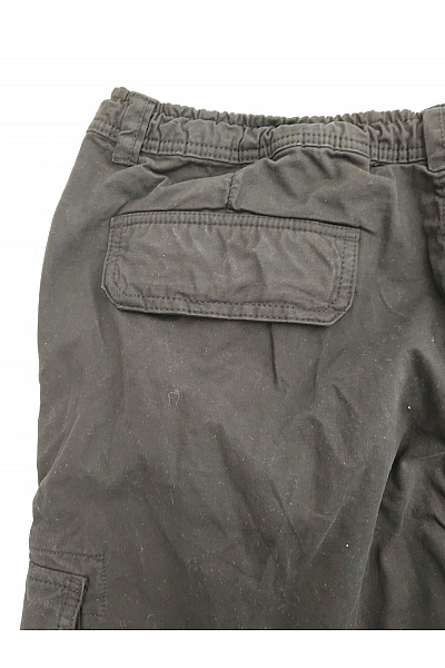 URBAN CLASSICS Pánské černé bavlněné cargo kalhoty s kapsami na stehnech Vel. 4XL | URBAN CLASSICS | obrázek 11