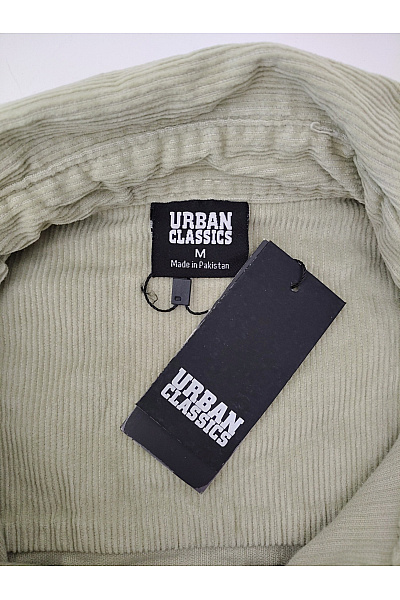 URBAN CLASSICS Dámská khaki bavlněná košile s dlouhým rukávem ležérní Vel. M | URBAN CLASSICS | obrázek 7
