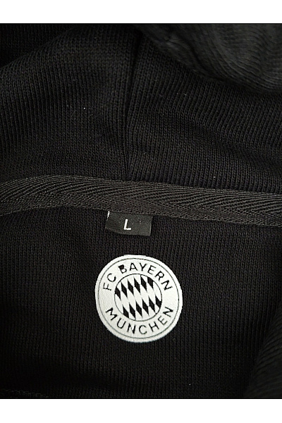 FANFRELUCHES Černá bavlněná pánská mikina s kapucí a potiskem Vel. L | FANFRELUCHES | obrázek 7