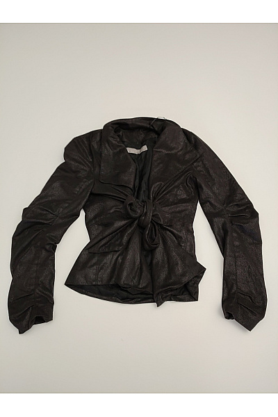 ZARA Černé elegantní vypasované sako s vázáním Velikost EU S | ZARA | obrázek 2