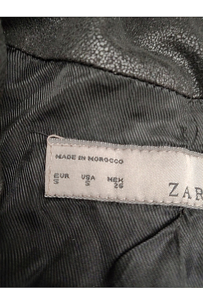 ZARA Černé elegantní vypasované sako s vázáním Velikost EU S | ZARA | obrázek 7