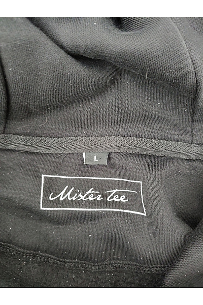 Mister Tee Černá bavlněná dámská mikina s kapucí a potiskem Velikost L | Mister Tee | obrázek 6