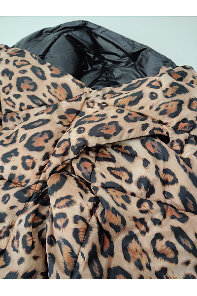 Belinda Gold Dámská prošívaná šála s kapucí leopardí vzor Velikost one size | Belinda Gold | obrázek 3
