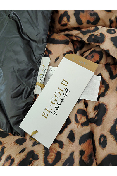 Belinda Gold Dámská prošívaná šála s kapucí leopardí vzor Velikost one size | Belinda Gold | obrázek 5