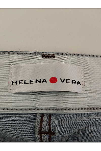 HELENA VERA Dámské džínové bermudy pod kolena bavlněné Vel. DE 22 | HELENA VERA | obrázek 9