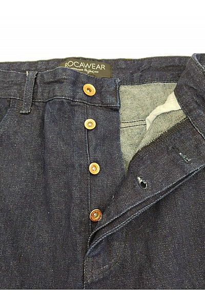ROCAWEAR Pánské černé bavlněné džíny rovné klasické Velikost US 38 | ROCAWEAR | obrázek 4