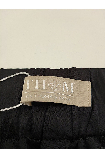 THOM By Thomas Rath Černé široké elegantní společenské kalhoty Vel. DE 42 | THOM By Thomas Rath | obrázek 6