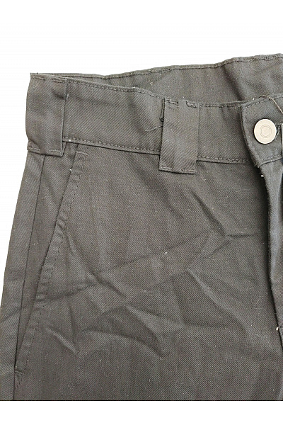 URBAN CLASSICS Černé široké kalhoty s vysokým pasem Vel. US 28 | URBAN CLASSICS | obrázek 4