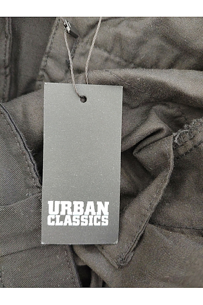 URBAN CLASSICS Černé široké kalhoty s vysokým pasem Vel. US 28 | URBAN CLASSICS | obrázek 8