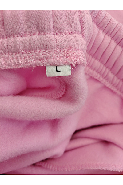 Růžové bavlněné tepláky s vysokým pasem Vel. L | Unimoda | obrázek 7
