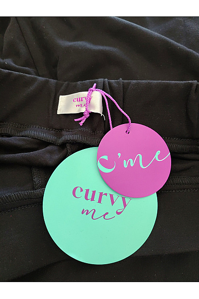curvy me Černé široké kalhoty s kapsami Velikost DE 42 | curvy me | obrázek 5