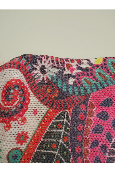 Barevné dámské tričko s dlouhým rukávem a paisley vzorem Vel. DE 42 | Unimoda | obrázek 5