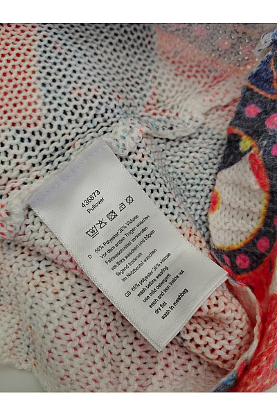 Barevné dámské tričko s dlouhým rukávem a paisley vzorem Vel. DE 42 | Unimoda | obrázek 6