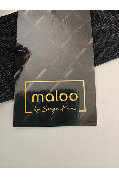 maloo Černý dámský pásek s ozdobnou sponou Velikost EU 36/38 | maloo | obrázek 3