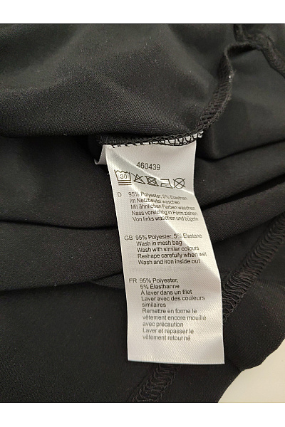 COUTURE LINE Černá elegantní halenka s 3/4 rukávem pro plnoštíhlé Vel. 50 | COUTURE LINE | obrázek 7