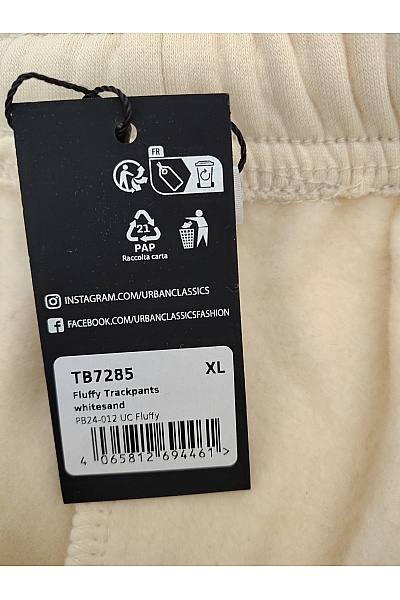URBAN CLASSICS Béžové bavlněné tepláky volné pohodlné Vel. XL | URBAN CLASSICS | obrázek 6