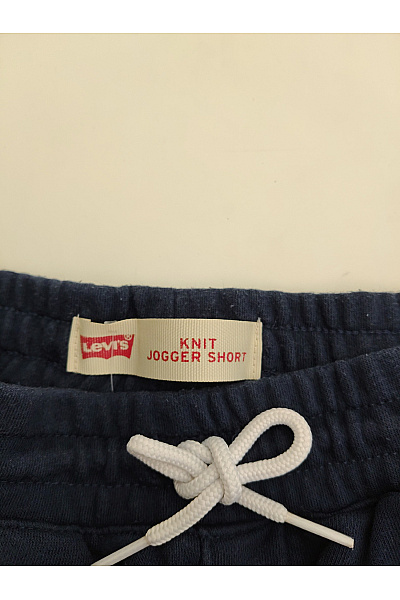LEVIS Chlapecké bavlněné modré kraťasy s nápisem Velikost 14A | LEVIS | obrázek 6