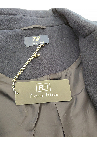 fiora blue Modrý námořnický kabát dvouřadý elegantní podzimní Vel. IT 46 | fiora blue | obrázek 7